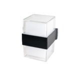 مصباح جداري مودرن مكعب أسود - Modern Black Cube Wall Light Outdoor & Indoor