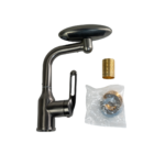 خلاط مجلى مطبخ "بيانو" مودرن لون برونزي مطفي - Modern Piano Style Bronze Kitchen Sink Mixer